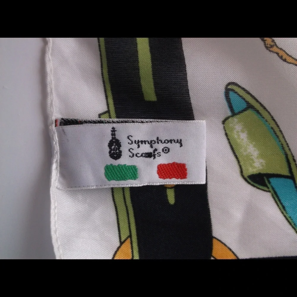 “Symphony Scarf” Square Made in Italy